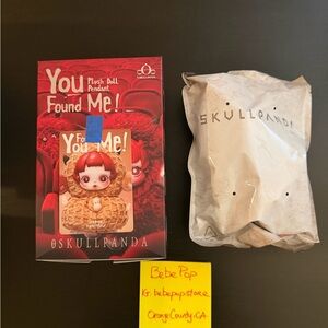 PRANKY PEANUT - Skullpanda You Found Me! Series Plush Doll Pendant